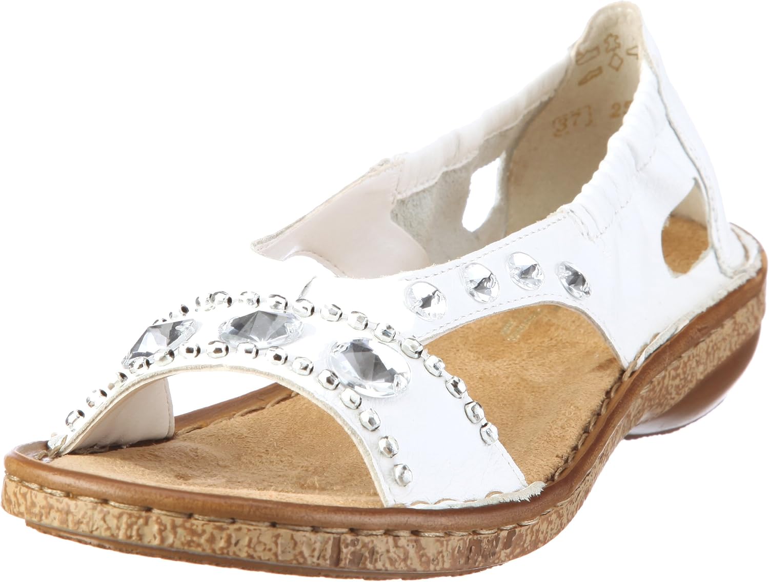 Rieker Regina Women's Sandal White/White UK 6 Amazon.co.uk Shoes & Bags