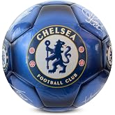Hy-Pro Officially Licensed Classic Signature Football | Metallic, Size 5, Training, Match, Merchandise, Collectible for Kids and Adults