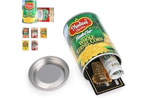 MEALIVOS Fake Whole Kernel Corn Can Safes Diversion Secret Stash Safes