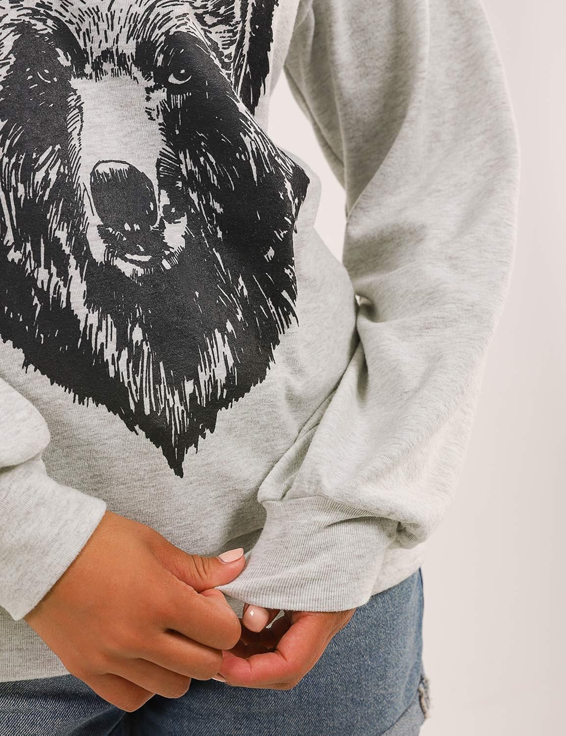 Blooming Jelly Women's Cute Long Sleeve Top Loose Mama Bear Crewneck Pullover Sweatshirt at  Women’s Clothing store