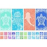 Widdonen Thin Turkish Beach Towel Lightweight Quick Dry Absorbent Cotton Bathroom Bath Pool Swim Towels Extra Large Oversized Sand Free Beach Accessories Essentials Cloud Gifts for Adult