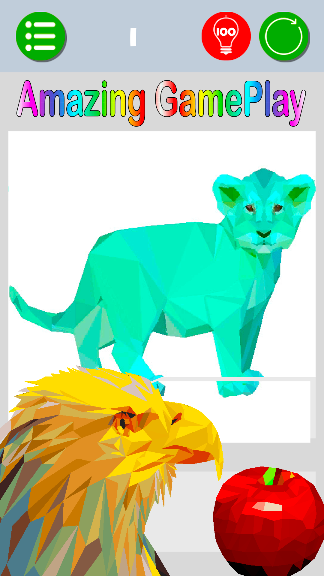 PolyColoring Art Book Puzzle Game