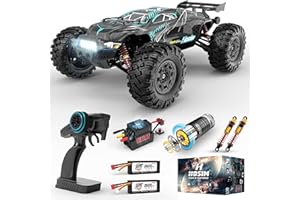 Hosim 1/10 RC Cars Max 68KM/H, Electric RTR Brushless RC Car for Adults, High Speed Monster Truck Hobby Grade Remote Control Car, Waterproof Fast RC Truck 4x4 All Terrain Off Road Toy Gift RC Buggy