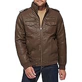 Levi's Men's Vintage Deer Faux Leather Aviator Bomber (Standard and Big & Tall)