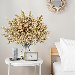 Sggvecsy 15 Pcs Babys Breath Artificial Flowers