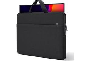 CASEDEER 18.5 Inch Portable Monitor Case Compatible with VisionOwl Upperizon CUIUIC InnoView Usparkle Large 18.5" Portable Monitor, Travel Accessory Carrying Pouch Sleeve Bag