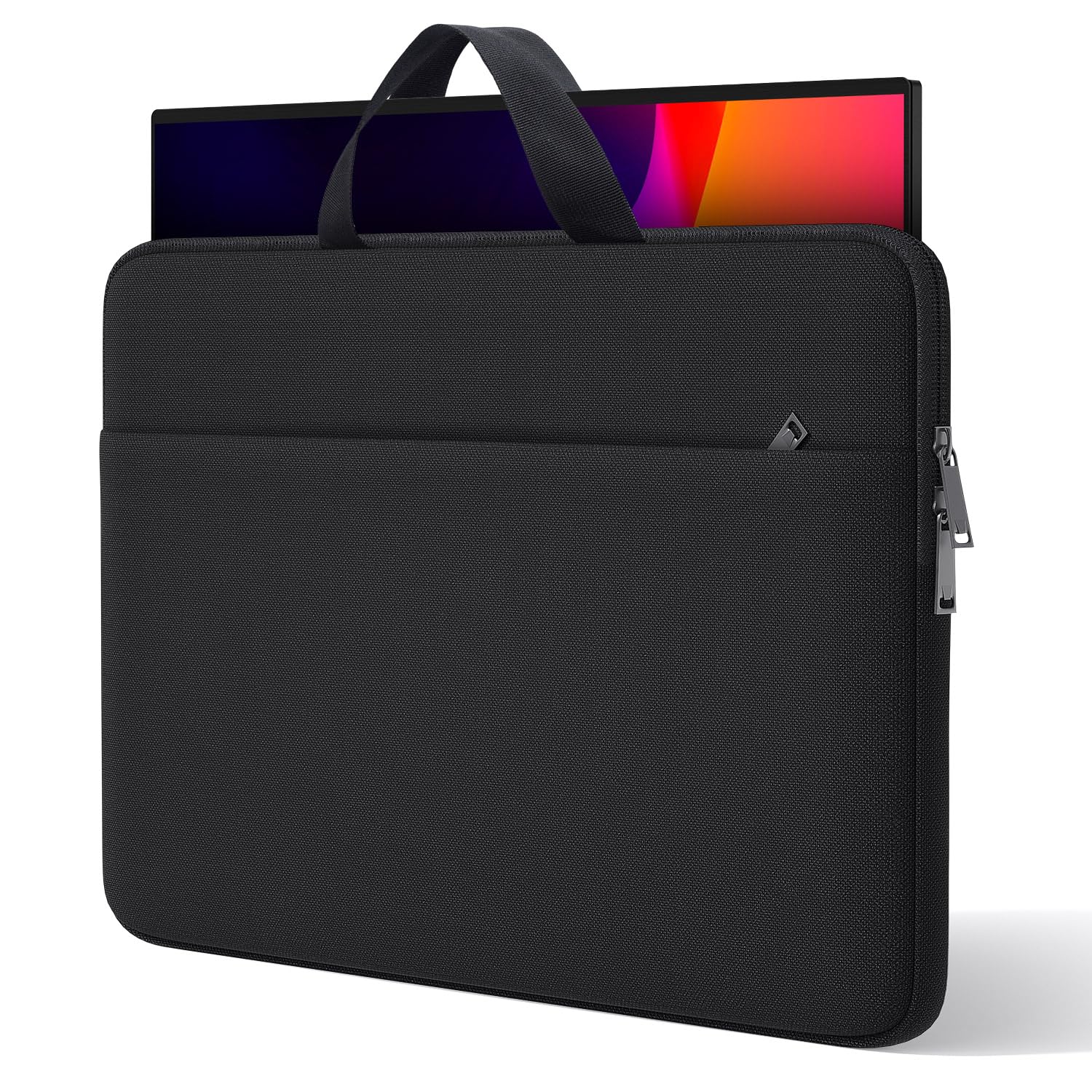 Photo 1 of 24 Inch Portable Monitor Case Carrying Sleeve Compatible with 23.8-24 Inch Portable Large Monitor with Handle Pocket, Protective Travel Shockproof-Padded Accessory Bag