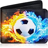 Kids Wallet for Boys, Cool Boys Wallet Funny Leather Bifold Wallet with Card Slots & ID Window for Toddlers Kids Teenager Birthday Christmas Gifts