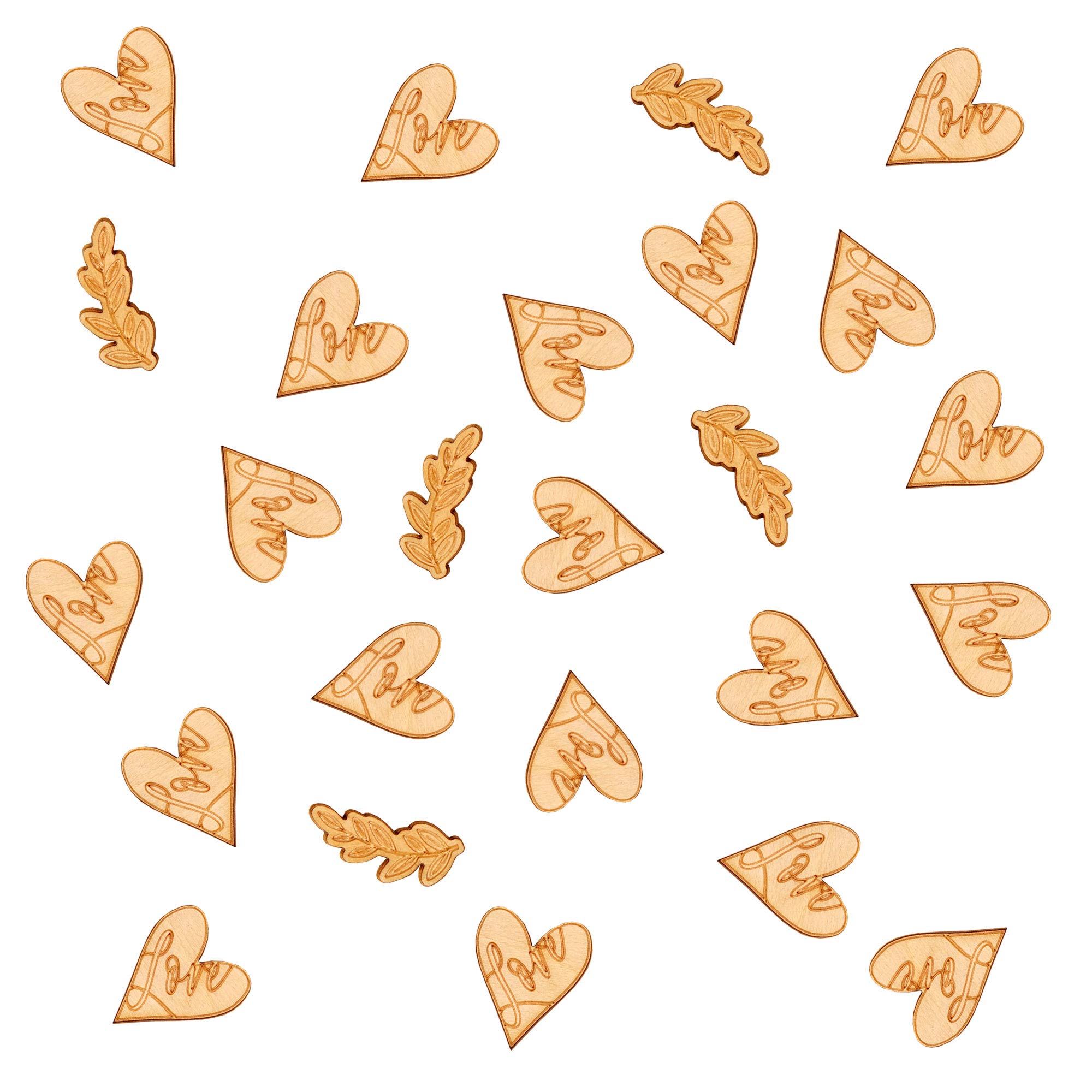 Neviti Hearts & Krafts Wooden Confetti