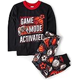 The Children's Place boys Long Sleeve Top and Pants 2 Piece Pajama Set