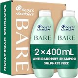 Head & Shoulders BARE Anti-Dandruff Shampoo Soothing Hydration 2x400ml Sulphate
