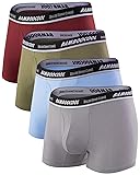 BAMBOO COOL Mens Underwear Trunks Open Fly