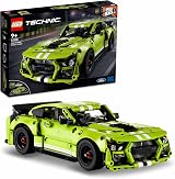 LEGO Technic Ford Mustang Shelby GT500 42138 AR+ Pull Back Drag Race Car view 1