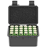 KIWIFOTOS 24 Slots 21700/20700 Battery Storage Case