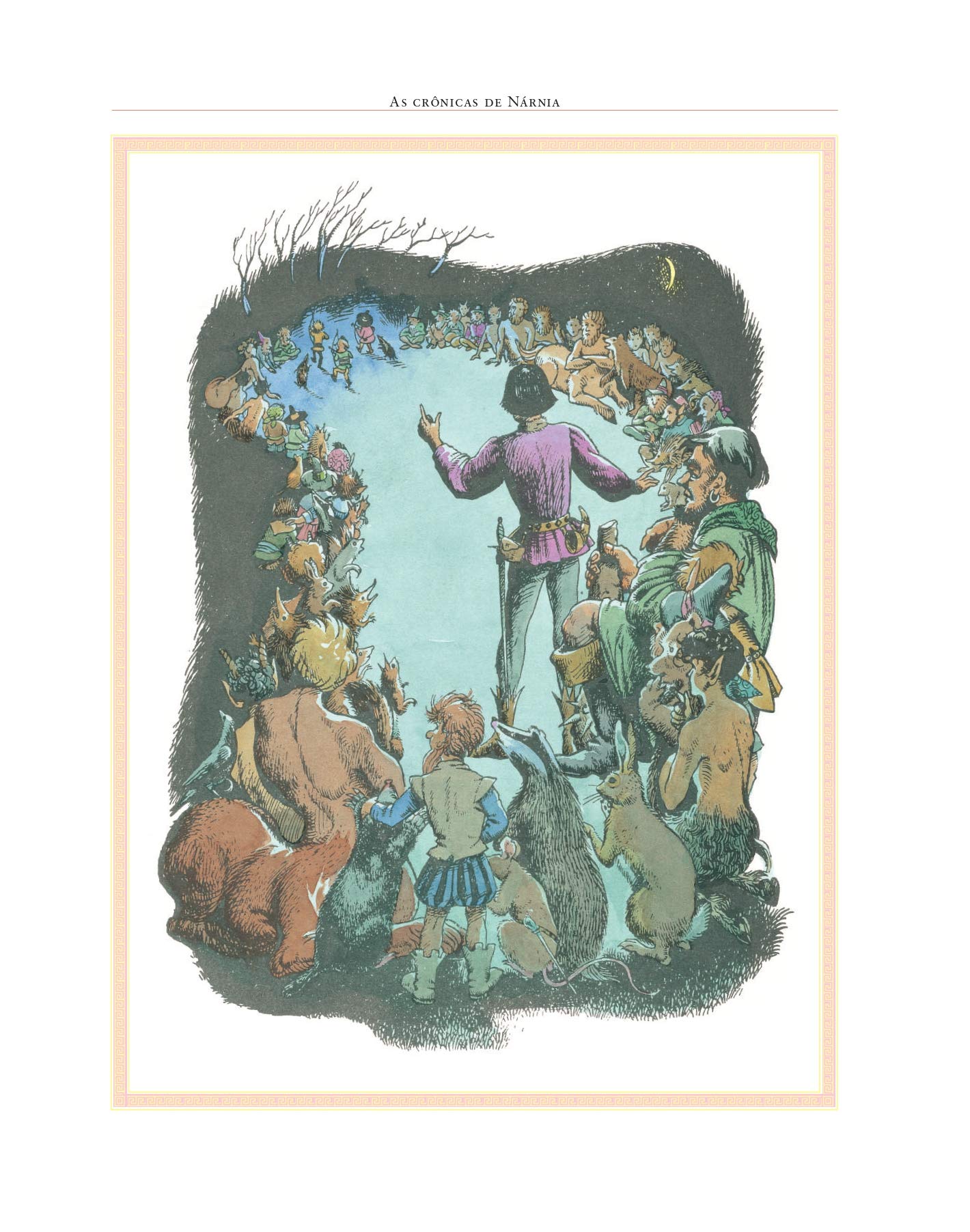 Livro 'As crônicas de Nárnia: Volume único ilustrado' por C. S. Lewis