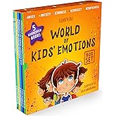 World of Kids' Emotions (Anger, Anxiety, Kindness, Diversity, Mindfulness) - Kids' Books About Emotional Intelligence, Feelings and Mental Health - Social Emotional Learning for Kids - Box Set of 5