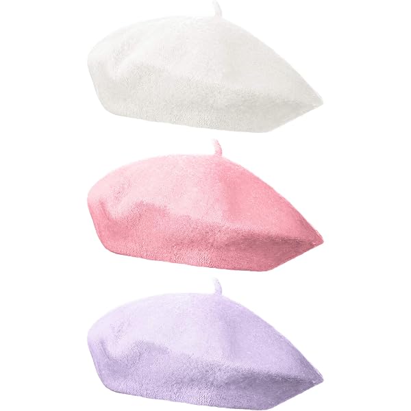 Jolbndcv 6 Pack Wool Beret Hat French Beanie Outdoor Winter  display picture 1