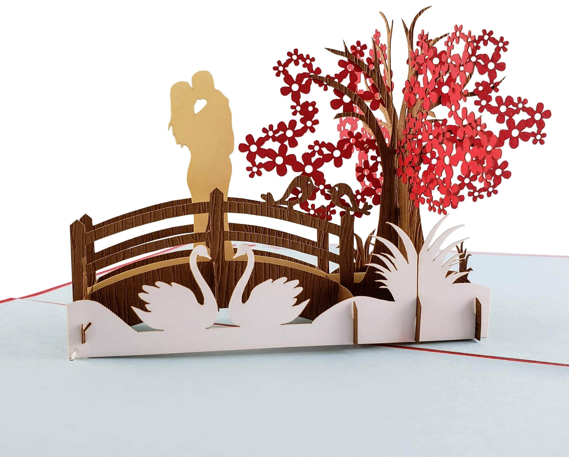 iGifts And Cards Happy 40th Anniversary 3D Pop Up Greeting Card - Marriage, Soulmates, Celebration, Wedding, Memories, Being Together, Perfect Couple, Celebrate a Milestone, Congratulations, Romantic