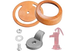 SUNJIKA Pitcher Pump Repair Kit and Well Parts Set for Simmons 1160/PM500 and No.2 Hand Pumps - Lower Valve Leathers, Pitcher Pump Cup Leathers, Check Valve Weight and Maintenance Kit