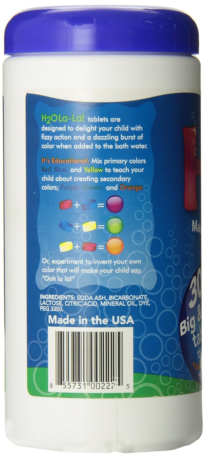 300-Piece by Color My Bath Color My Bath H2O La La Color Changing Bath