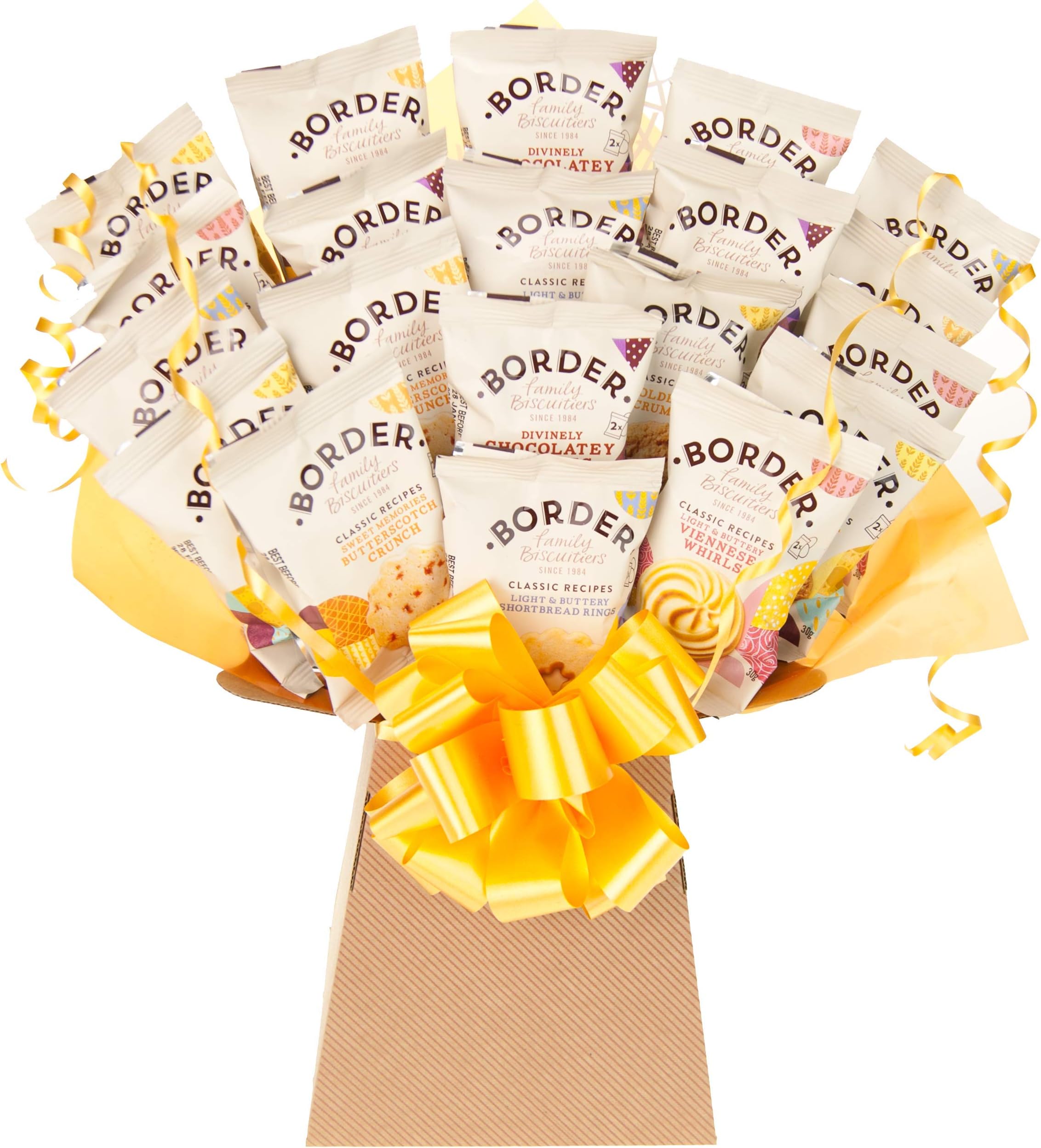 Border Biscuits Bouquet Gift 20 Biscuits Lovers Luxury Gifts Hamper -Chocoholic Bouquet