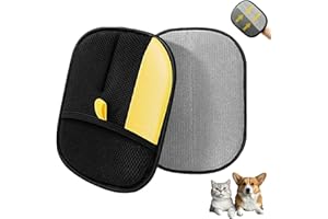 RTETTOA Pet Hair Remover - Electrostatic Hair Removal Glove for Cats & Dogs - Reusable Washable Magic Brush for Couch, Clothing, Carpet, Furniture, Car Seats
