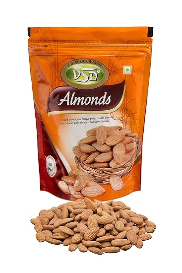 VSD Premium California Almonds,100% Natural Badam Giri (1KG)( Set 4 Each 250)