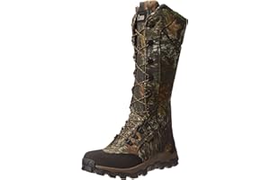 ROCKY Men's Camouflage Waterproof Side-zip Snake Boots