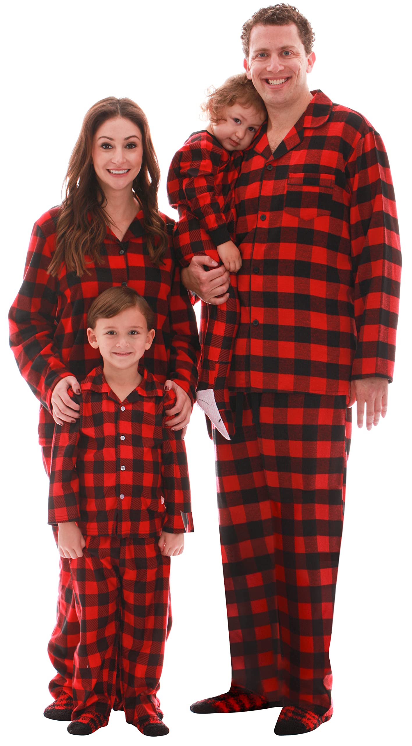 View 1 of #followme Buffalo Plaid Dog Jacket Clothes for Dogs 6747-10195E-L