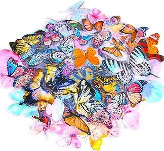 amazoncom vintage butterfly scrapbook stickers set diy decoration
