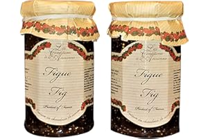Set of 2 Jars, Les Confitures à la Ancienne - Figue French Preserves/Jam, 9.5 oz