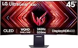 LG UltraGear 45GS95QE Curved OLED 45 inch 240Hz 0.03ms G-Sync FreeSync HDR