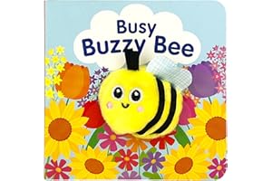 Busy Bee Finger Puppet Board Book, Ages 1 - 3