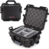 NANUK 905 Camera Hard Case with Padded Divider, Waterproof | 12.5&rdquo; x 10.1&rdquo; x 6&rdquo;, Protects Camera &amp; Valuable Gear during Travel, Customizable Dividers, TSA-Approved, Black