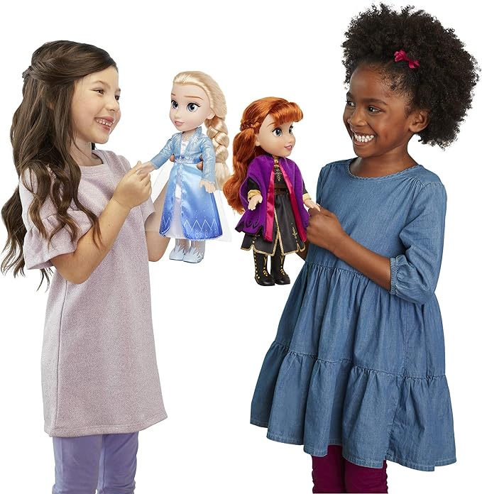 anna and elsa interactive dolls