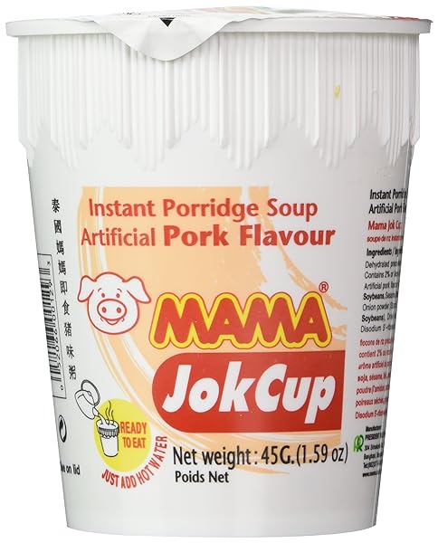 MAMA INSTANT PORRIDGE SOUP CUP JOK ARTIFICIAL PORK...