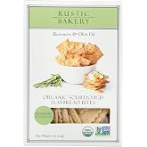 Rustic Bakery, Flatbread Bites Rosemary Olive Oil, 4 Ounce