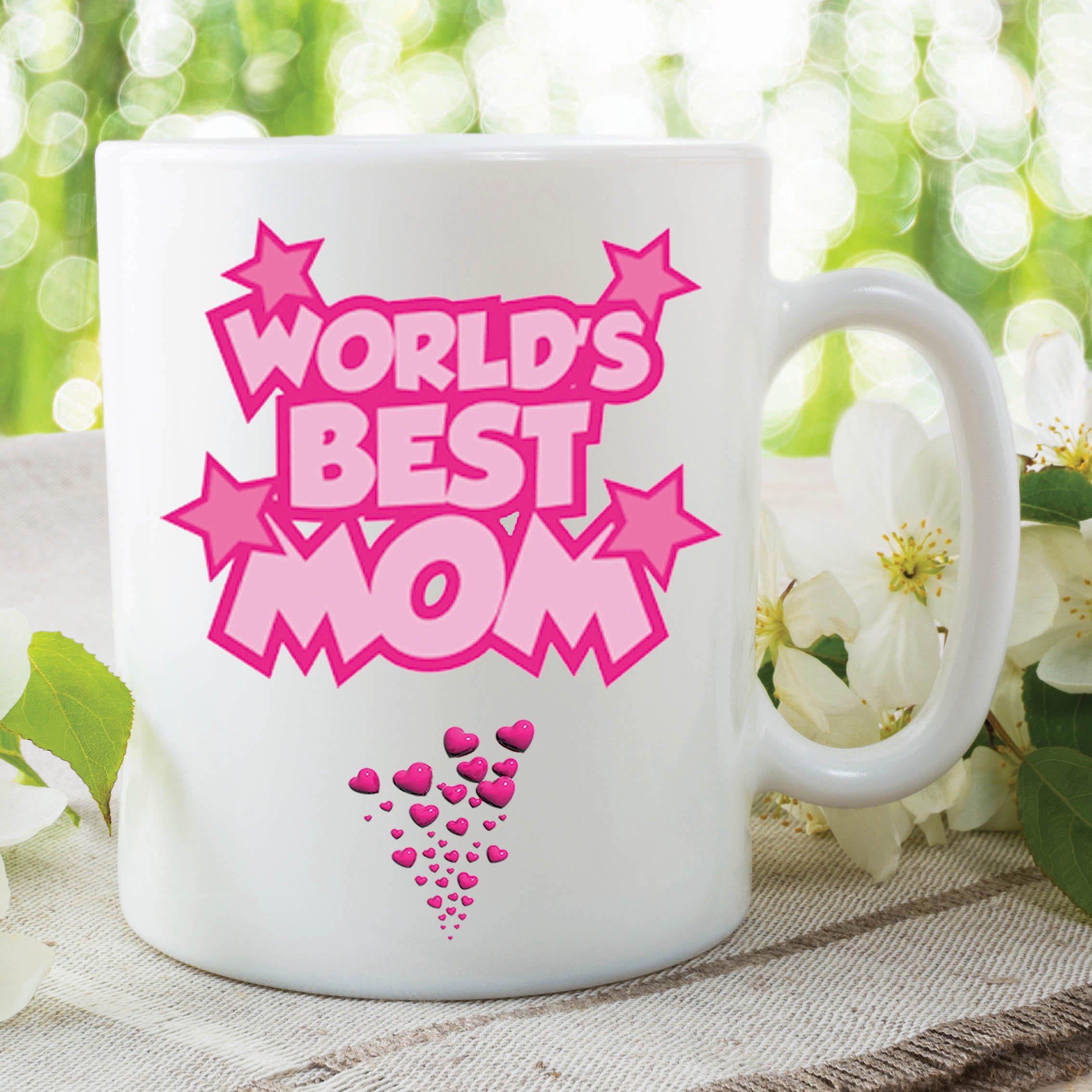 Worlds Best Mum Novelty Mug Coffee Cup Mother's Day Birthday Gift WSDMUG301