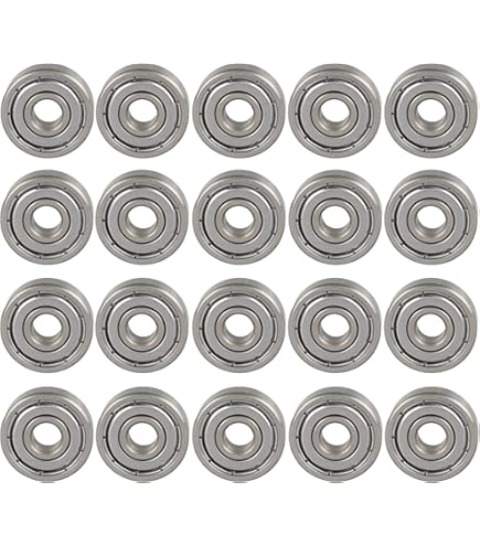625ZZ Deep Groove Ball Bearings - 5x16x5mm Skateboard Bearings Pack Of 10 - Precision Miniature Bearings