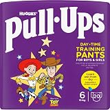 Huggies Pull-Ups Trainers Day Nappy Pants Boys 2-4 Years Size 6-7 40 Count
