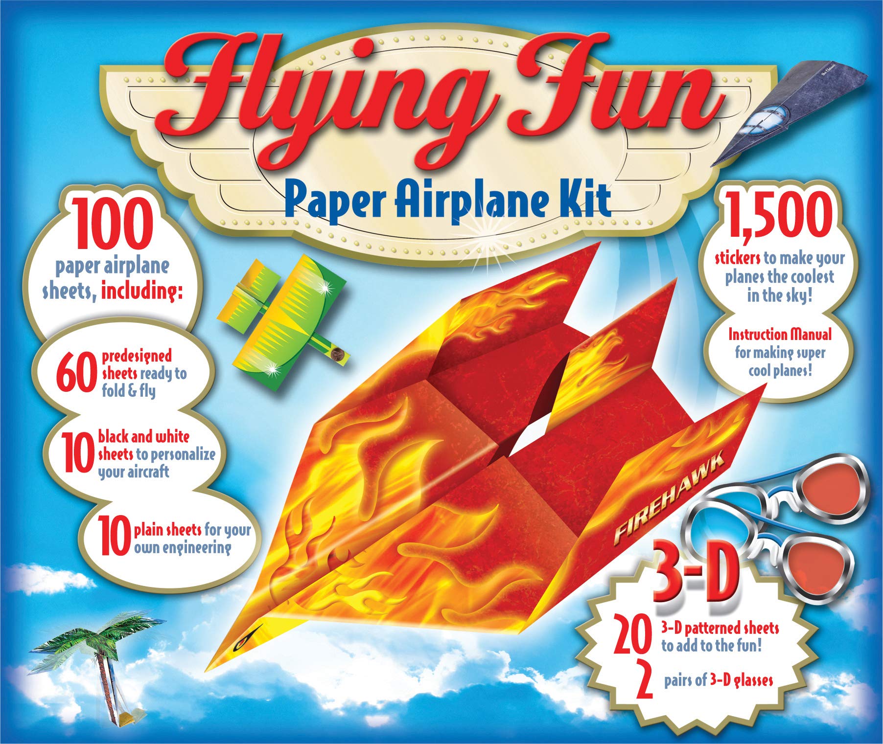 Paper Airplane Book Kit Buy Paper Airplane Kit For Kids Ages 8 12