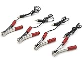 Steelman Microphone Transmitter Lead and Clamp Replacement Pack for Wireless ChassisEAR Auto Diagnostics Tool, 4-Pack (97202-08)