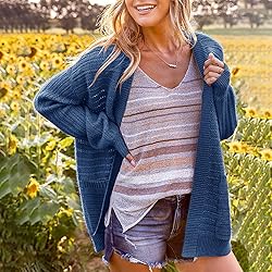 ADJHDFH Knit Sweater Work Cardigans For Women