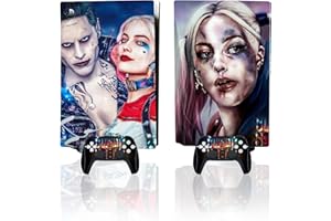 Heiko PS-5 Skins Console Disc Version Compatible with Playstation 5, Anime Vinyl Decals Skin Stickers Controller, Bubble-Free Waterproof Sticker, Third-Party PS5 Accessories(J&X)