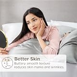 Bedsure Satin Pillowcase for Hair 2 Pack Queen Standard 50x75 cm Winery Red view 4
