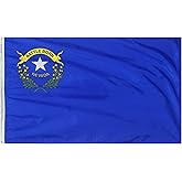Annin Flagmakers Nevada State Flag USA-Made to Official State Design Specifications, 3 x 5 Feet (Model 143360)