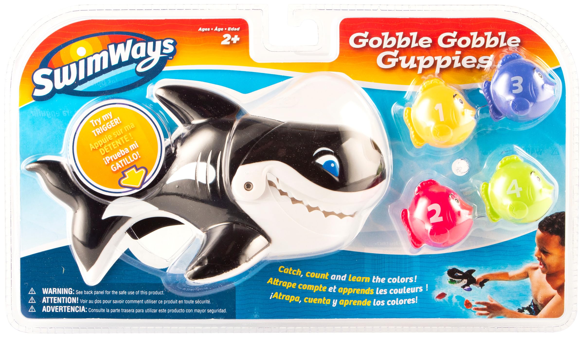 Swimways Gobble Guppies SWW WTT GobbleGuppiesOrca GML, Multicoloured, 6043767