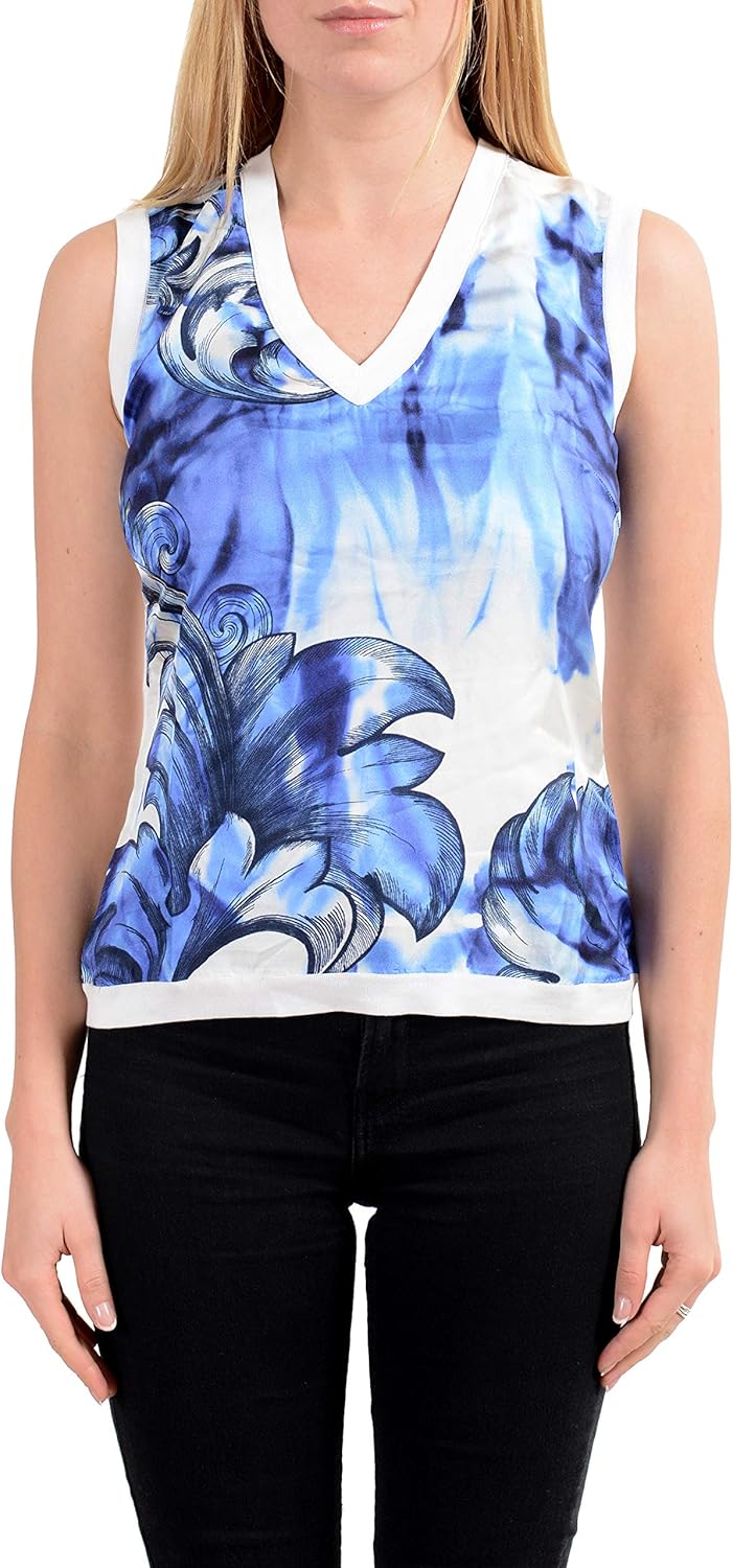 versace sleeveless top