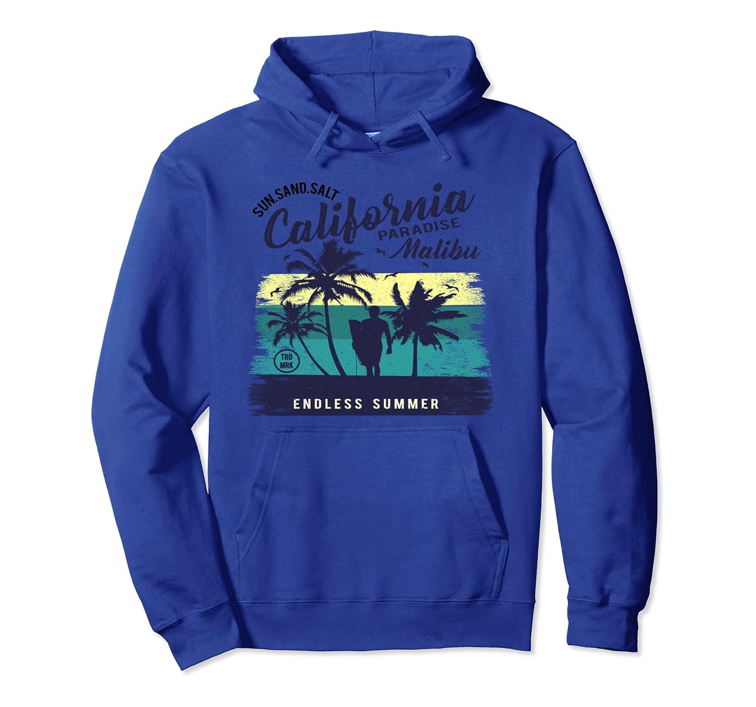 Malibu California Hoodie Sweatshirt-4LVS