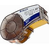 Brady M21-1500-427 14' Length, 1.5" Width, B-427 Self-Laminating Vinyl, Black On White/Translucent Color BMP 21 Mobile Printer Label